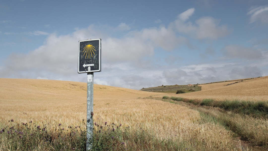 pilgrim shell scallop camino sign - Camino de Santiago