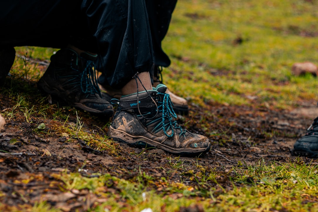 hiking boots shoes trail walking - Camino de Santiago